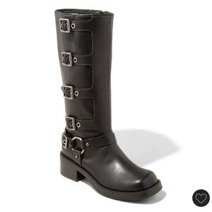 Women's Rebel Tall Moto Buckle Boots